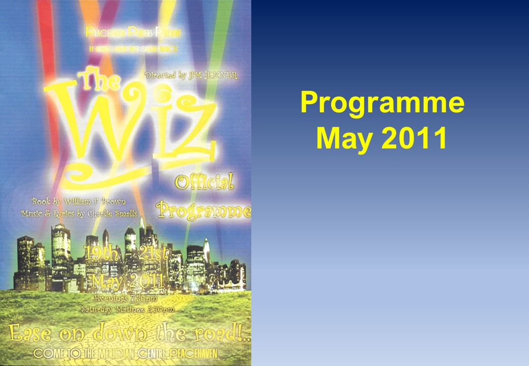 Programme:The Wiz 2011